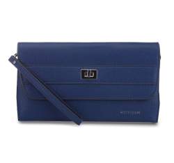 női bőr estélyi táska, kék, 91-4E-623-N, Fénykép 1