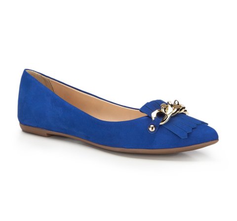 Női cipő, kék, 86-D-752-N-35, Fénykép 1