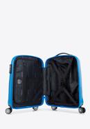 Polikarbonát kabin bőrönd, kék, 56-3P-571-90, Fénykép 5