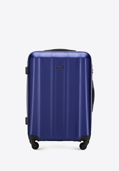 Polikarbonát közepes méretű bőrönd, kék, 56-3P-112-10, Fénykép 1