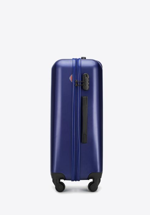 Polikarbonát közepes méretű bőrönd, kék, 56-3P-112-10, Fénykép 2