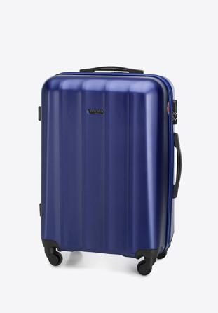 Polikarbonát közepes méretű bőrönd, kék, 56-3P-112-90, Fénykép 1