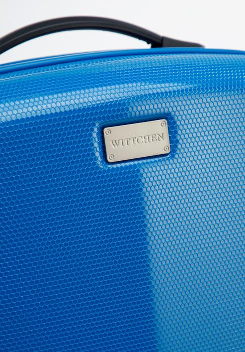 Közepes polikarbonát bőrönd, kék, 56-3P-572-90, Fénykép 10