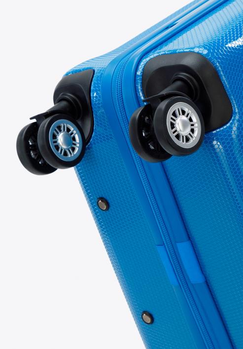 Közepes polikarbonát bőrönd, kék, 56-3P-572-90, Fénykép 6