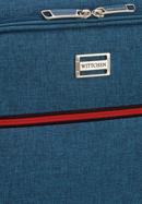 Puha bőrönd színes cipzárral, kék, 56-3S-505-31, Fénykép 10