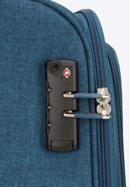 Puha bőrönd színes cipzárral, kék, 56-3S-505-31, Fénykép 7