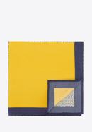 Férfi selyemkendő  ajándékkészlet, kék sárga, 92-7Z-001-X1, Fénykép 7