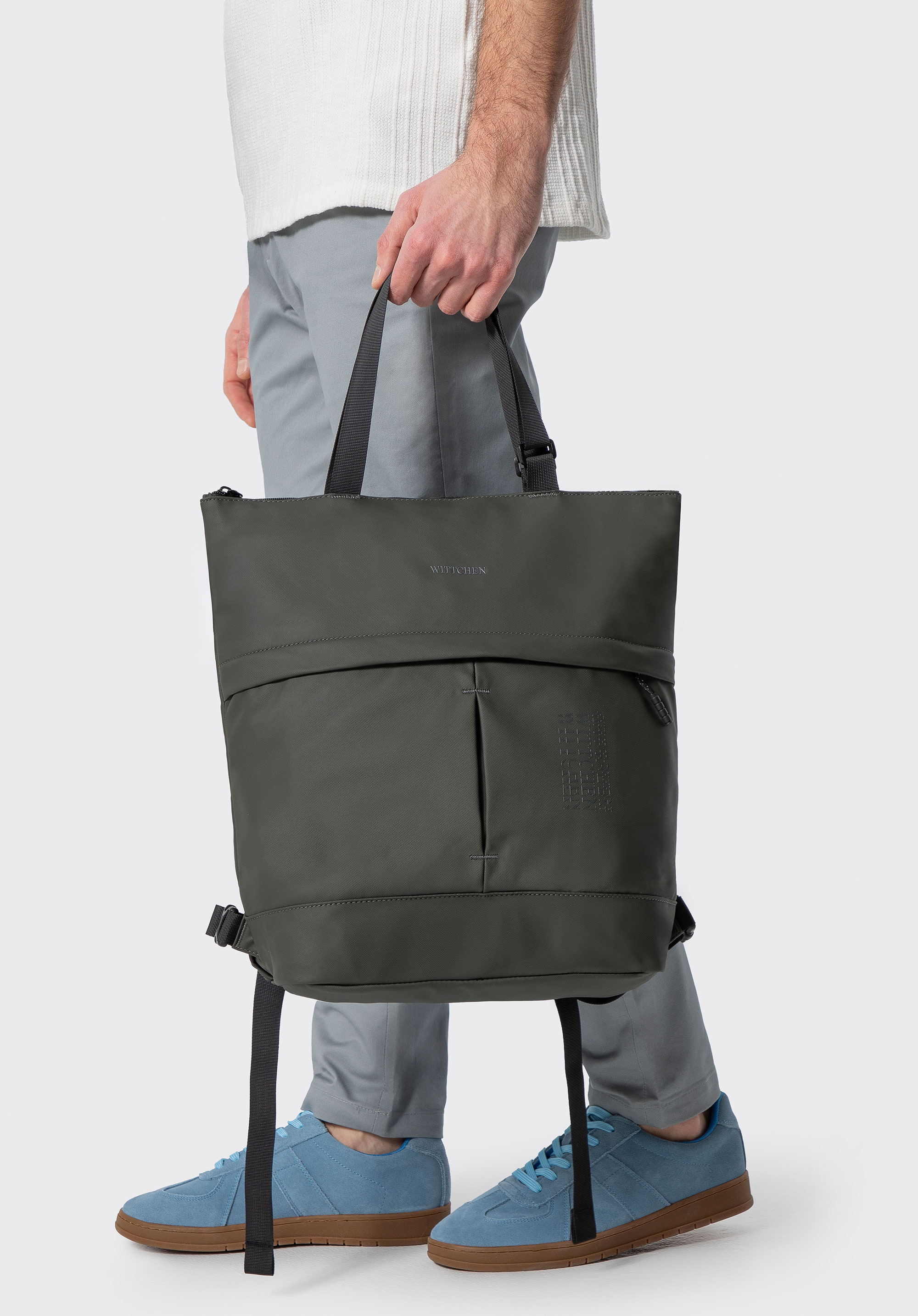 2-in-1-Rucksack – Tasche mit 15,6″-Laptopfach, khaki, 102-3P-806-8, Bild 1