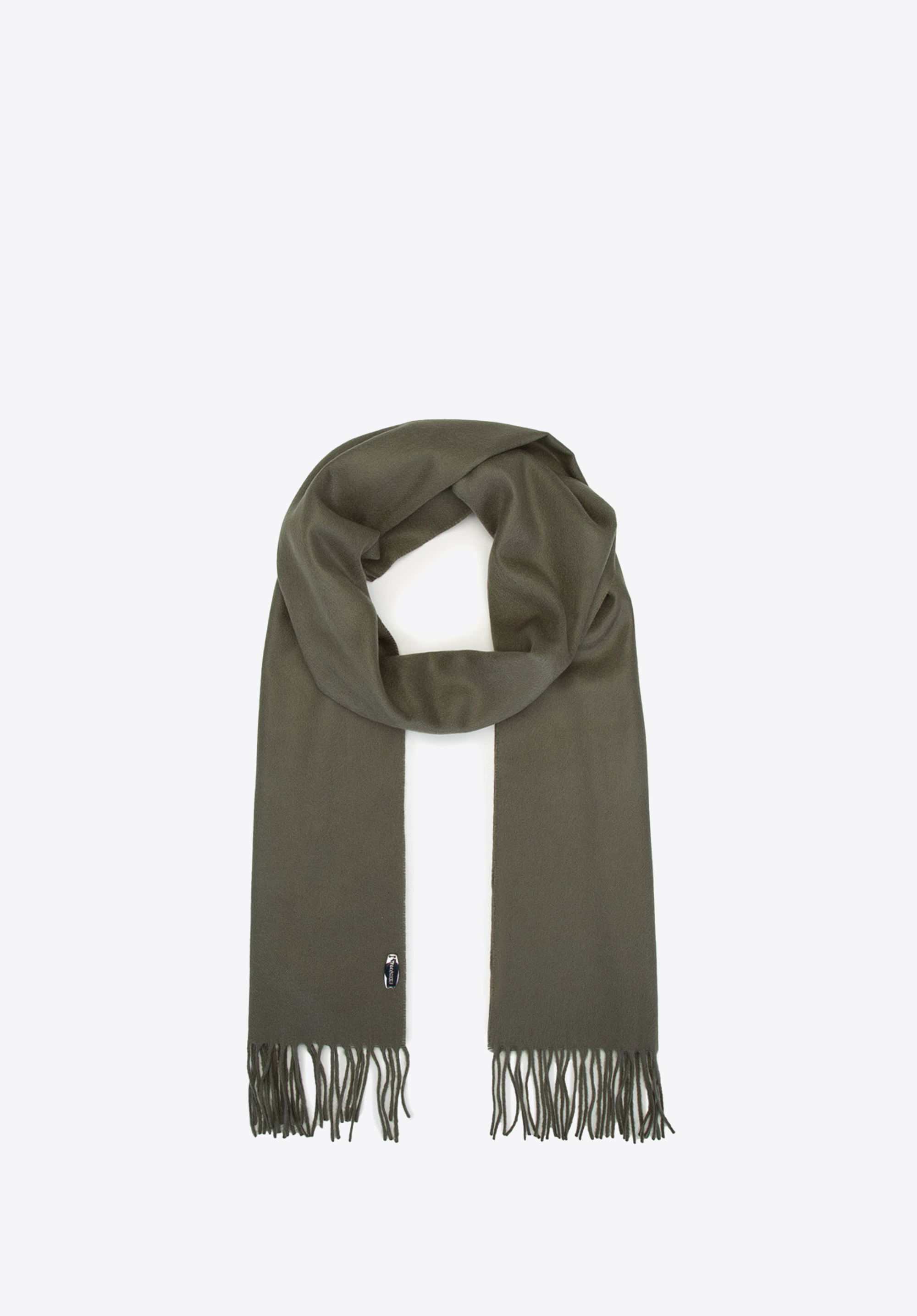 DAMENSCHAL MIT LEOPARDEN-MUSTER, khaki, 91-7D-X11-O, Bild 1