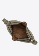 Dámská lichoběžníková kabelka z ekologické kůže s prošíváním, khaki, 98-4Y-600-1, Obrázek 3
