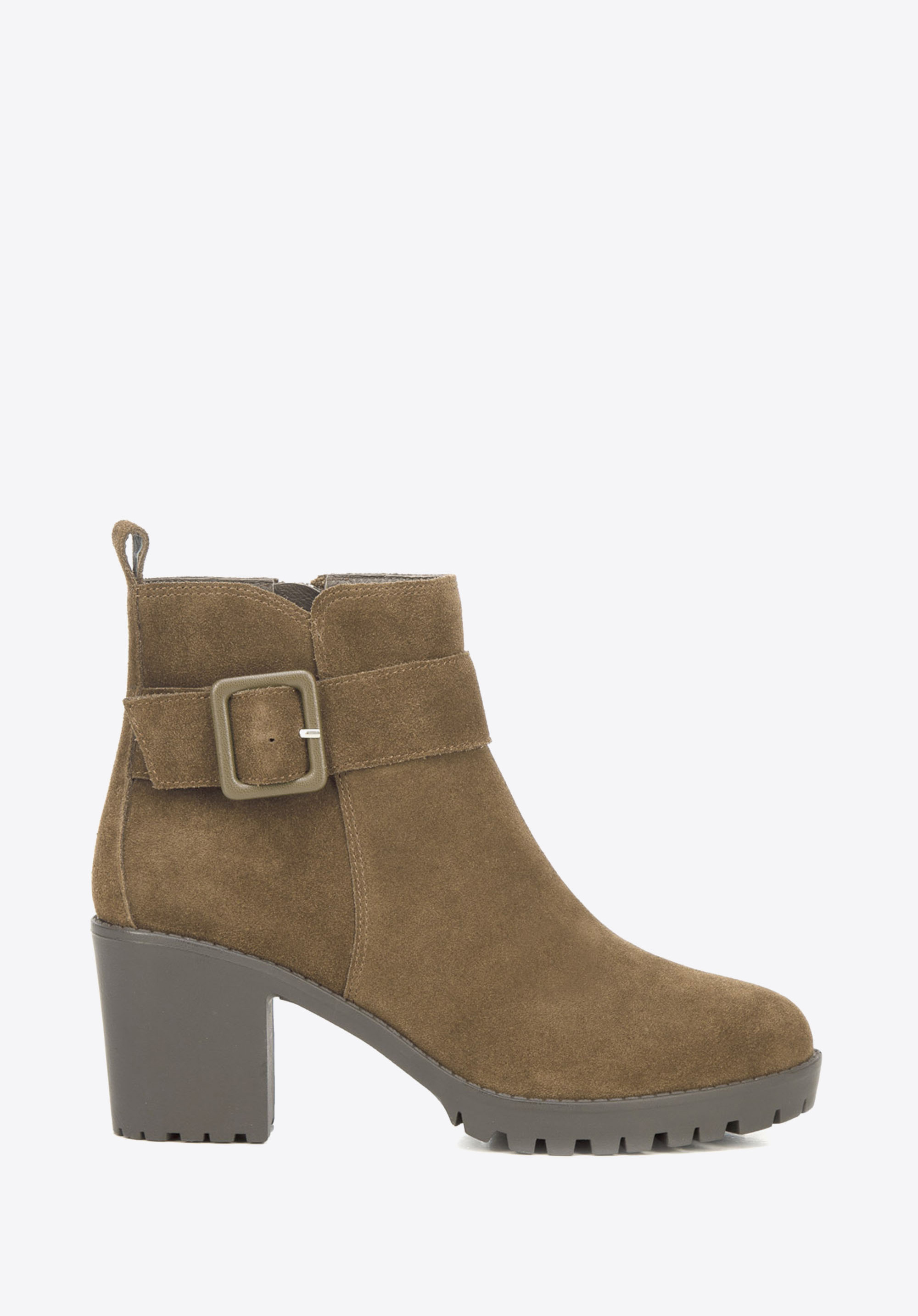 Dámské boty, khaki, 93-D-551-Z-38, Obrázek 1