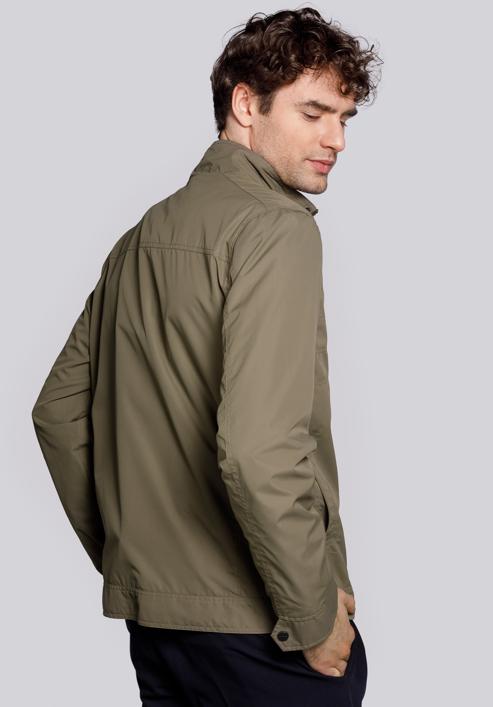 Panská bunda, khaki, 92-9N-450-Z-M, Obrázek 3