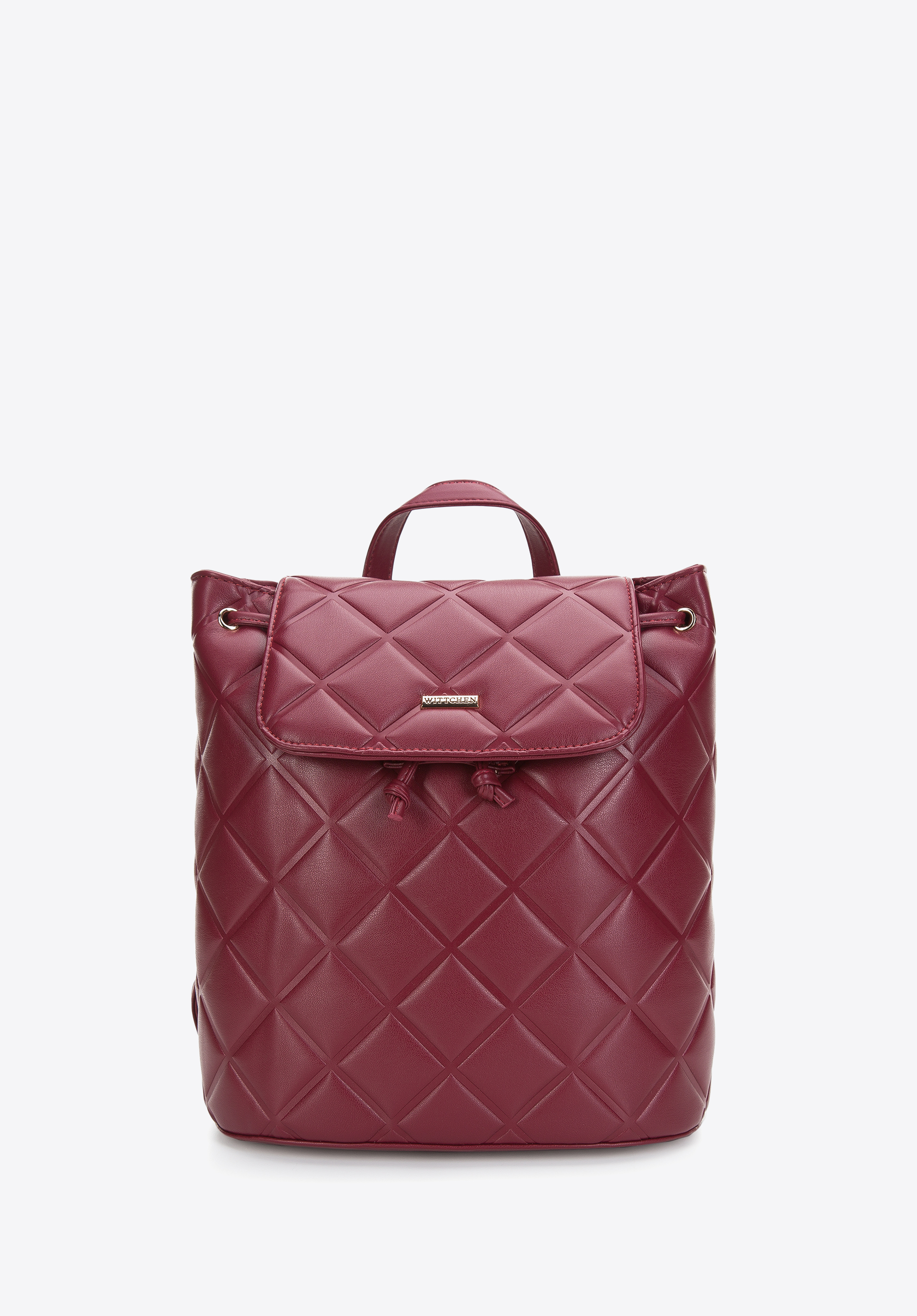 Öko-Leder-Rucksack für Damen, kirschrot, 97-4Y-611-3, Bild 1