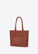 Klassische Shopper-Tasche mit Fronttasche, Kognak, 29-4Y-002-B33, Bild 3