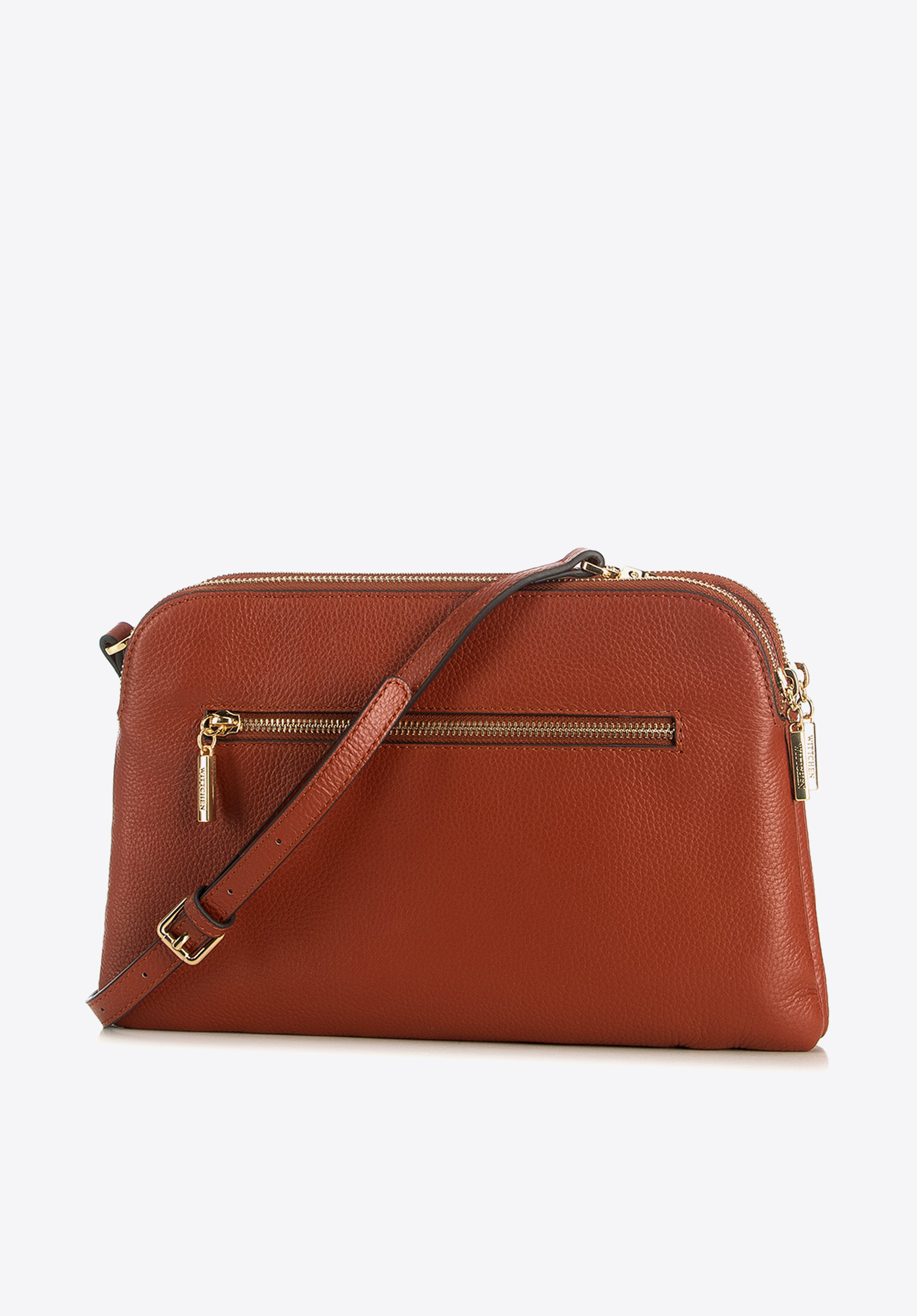 KLEINE DAMEN-UMHÄNGETASCHE AUS LEDER, braun, 29-4E-004-5, Bild 1