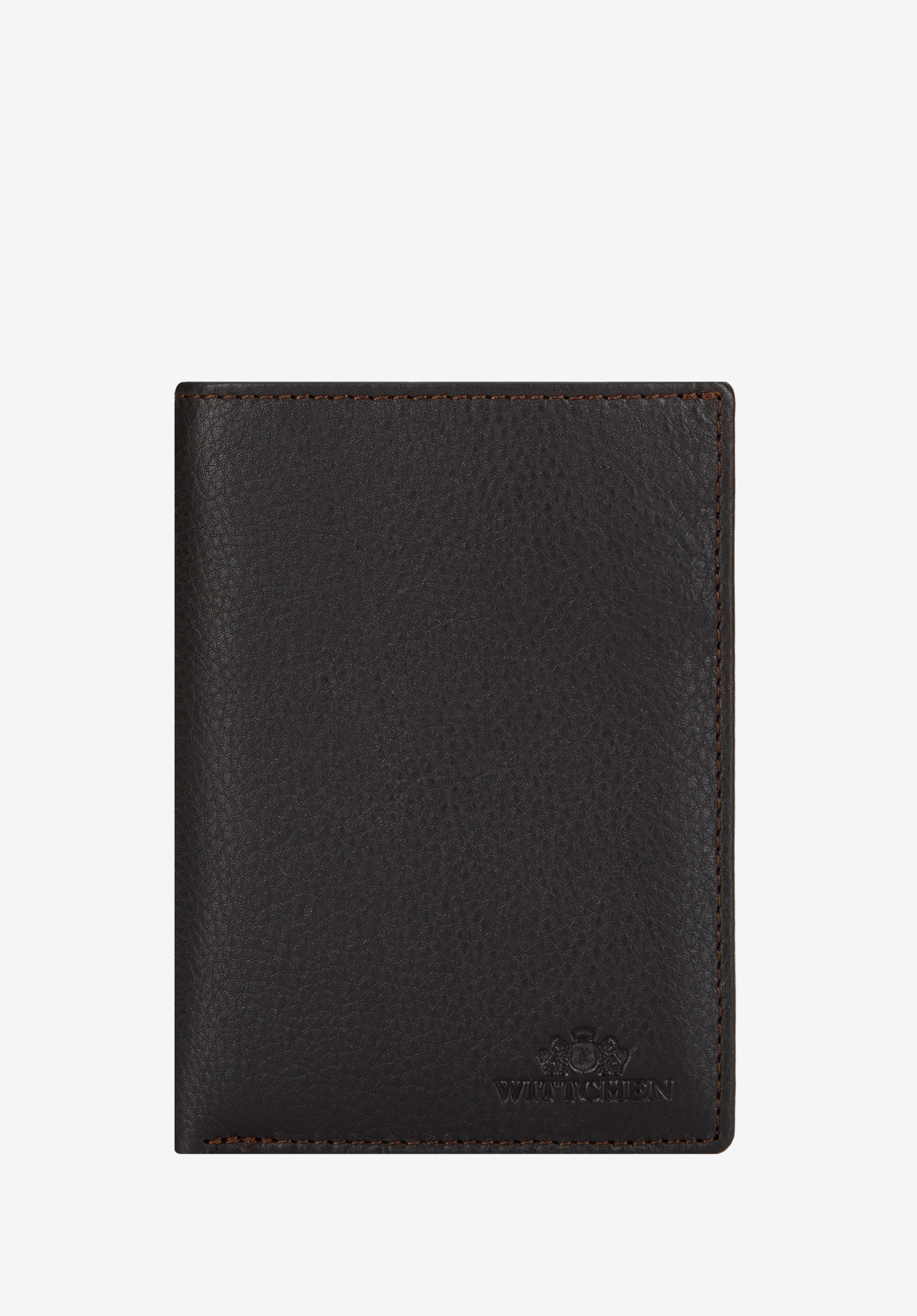 Чоловічий шкіряний гаманець, коричневий, 14-1-020-44L, Фото 1