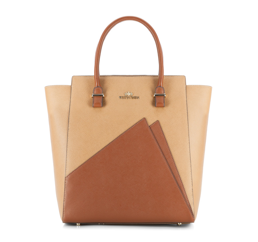 

Сумка женская, Коричнево - бежевый