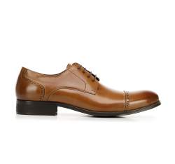 Кожаная классическая обувь, коричневый, 92-M-916-5-44, Фотография 1