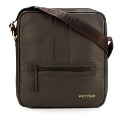 Мужская средняя сумка-мессенджер, коричневый, 92-4U-900-5, Фотография 1