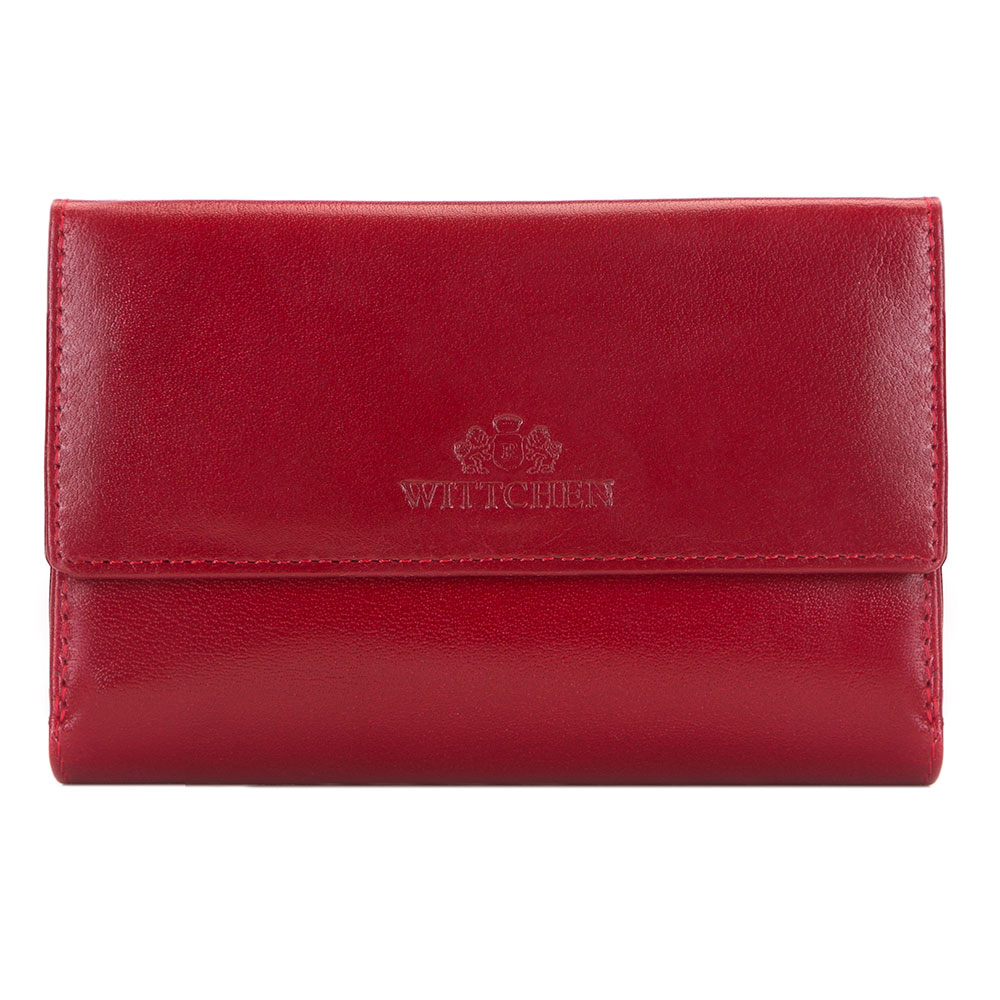 Женский кожаный кошелек горизонтальной ориентации