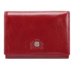 Женский кожаный кошелек с застежкой кнопка, красный, 22-1-071-3, Фотография 1