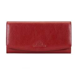 Женский кожаный кошелек с защелкой, красный, 21-1-234-3L, Фотография 1