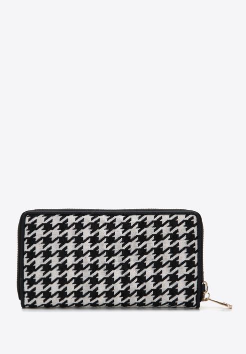 Női mintás pénztárca, krém-fekete, 97-1E-501-X4, Fénykép 4