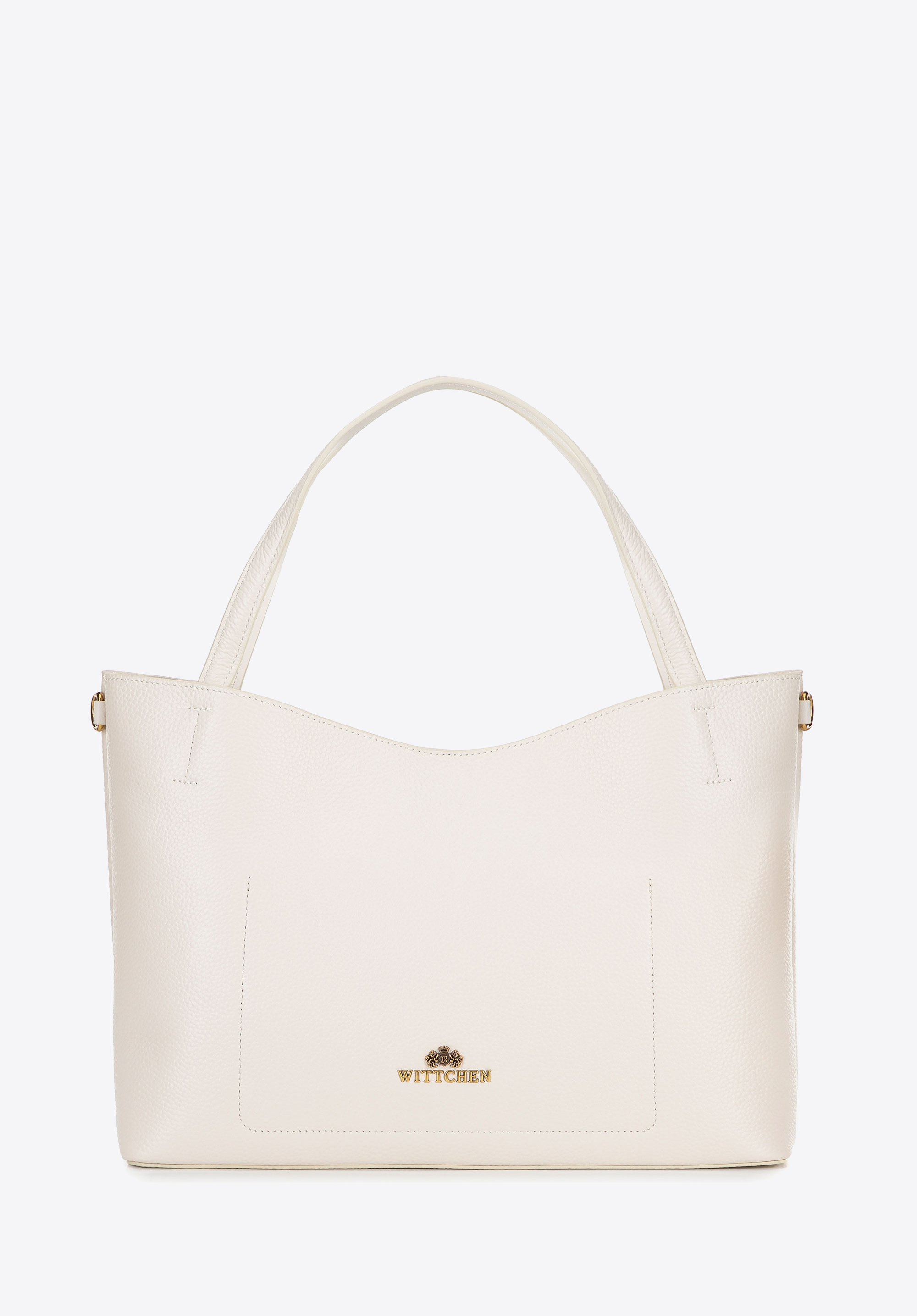 Dámská kabelka s vyjímatelnou taštičkou, krémová, 100-4E-220-0, Obrázek 1