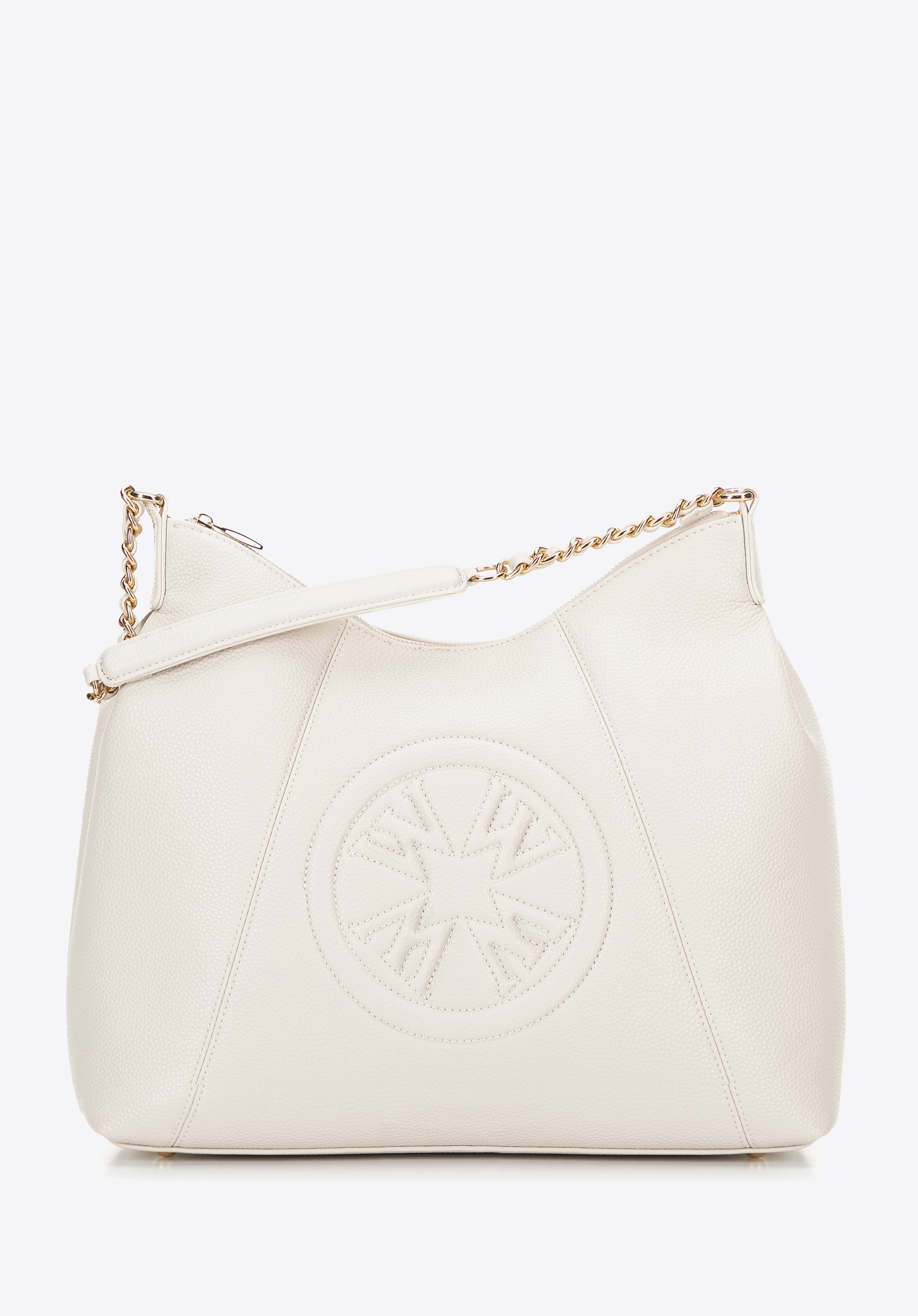 Dámská kabelka z imitace kůže, krémová, 100-4Y-231-0, Obrázek 1