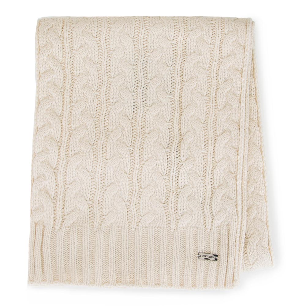 Женский плетеный шарф