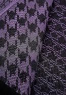 Férfi pepita mintás sál, lila-fekete, 98-7M-X04-X1, Fénykép 3
