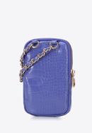 Mini táska ökobőrből láncos, lila, 95-2Y-059-V, Fénykép 2
