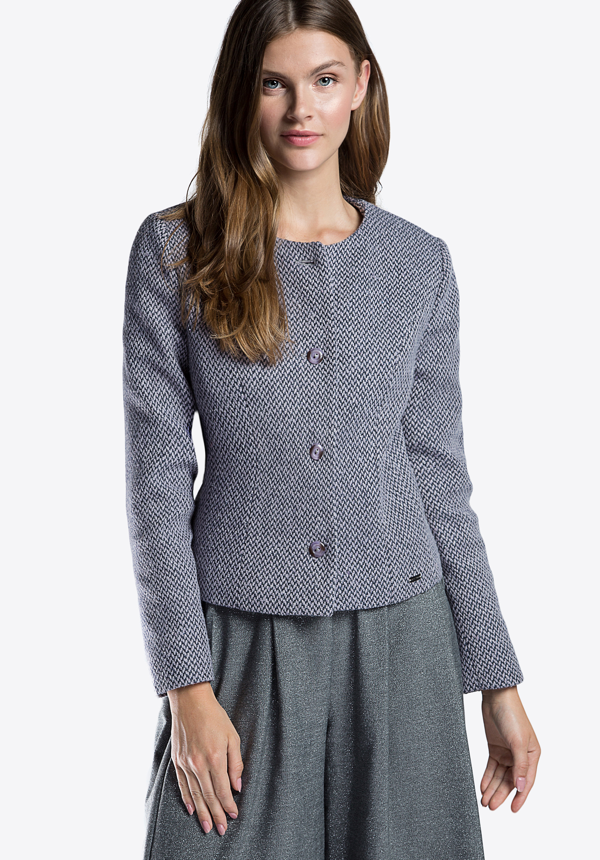 Női zakó, lila, 86-9W-104-F-2XL, Fénykép 1