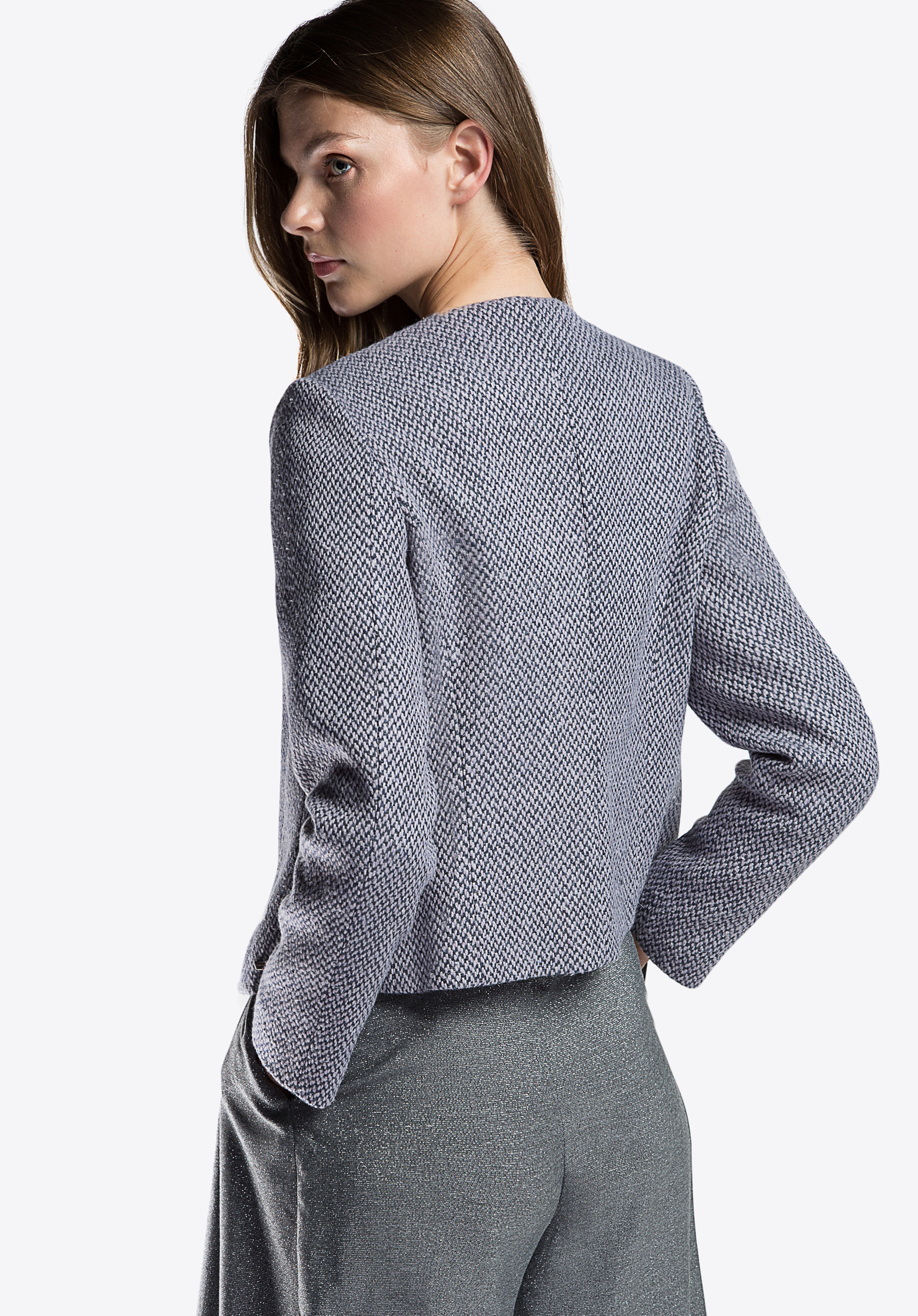 Női zakó, lila, 86-9W-104-F-2XL, Fénykép 1