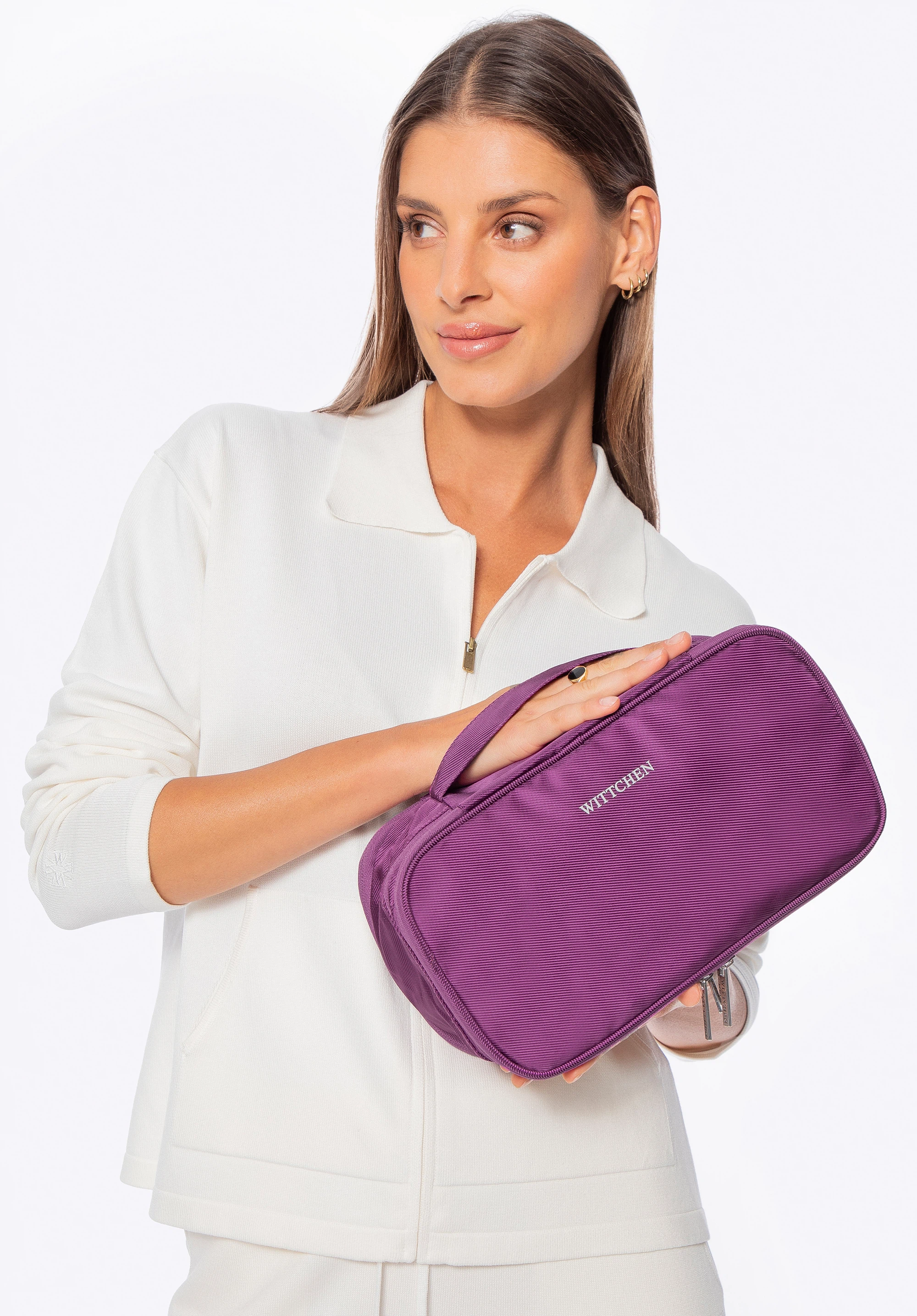 Reise-Kosmetiktasche für Damen und Herren, lila, 56-3S-704-44, Bild 1