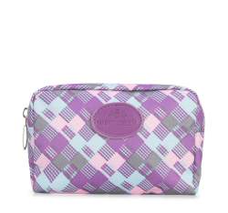 Kisméretű női neszeszer táska, lila-rózsaszín, 95-3-101-X9, Fénykép 1