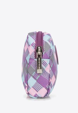 Kisméretű női neszeszer táska, lila-rózsaszín, 95-3-101-X9, Fénykép 1