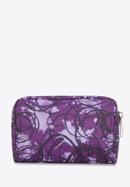 Kisméretű női neszeszer táska, lila-szürke, 95-3-101-P, Fénykép 4