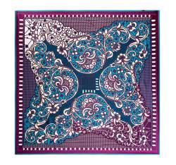 Dámský šátek, lila - tyrkysová, 86-7D-S30-X1, Obrázek 1