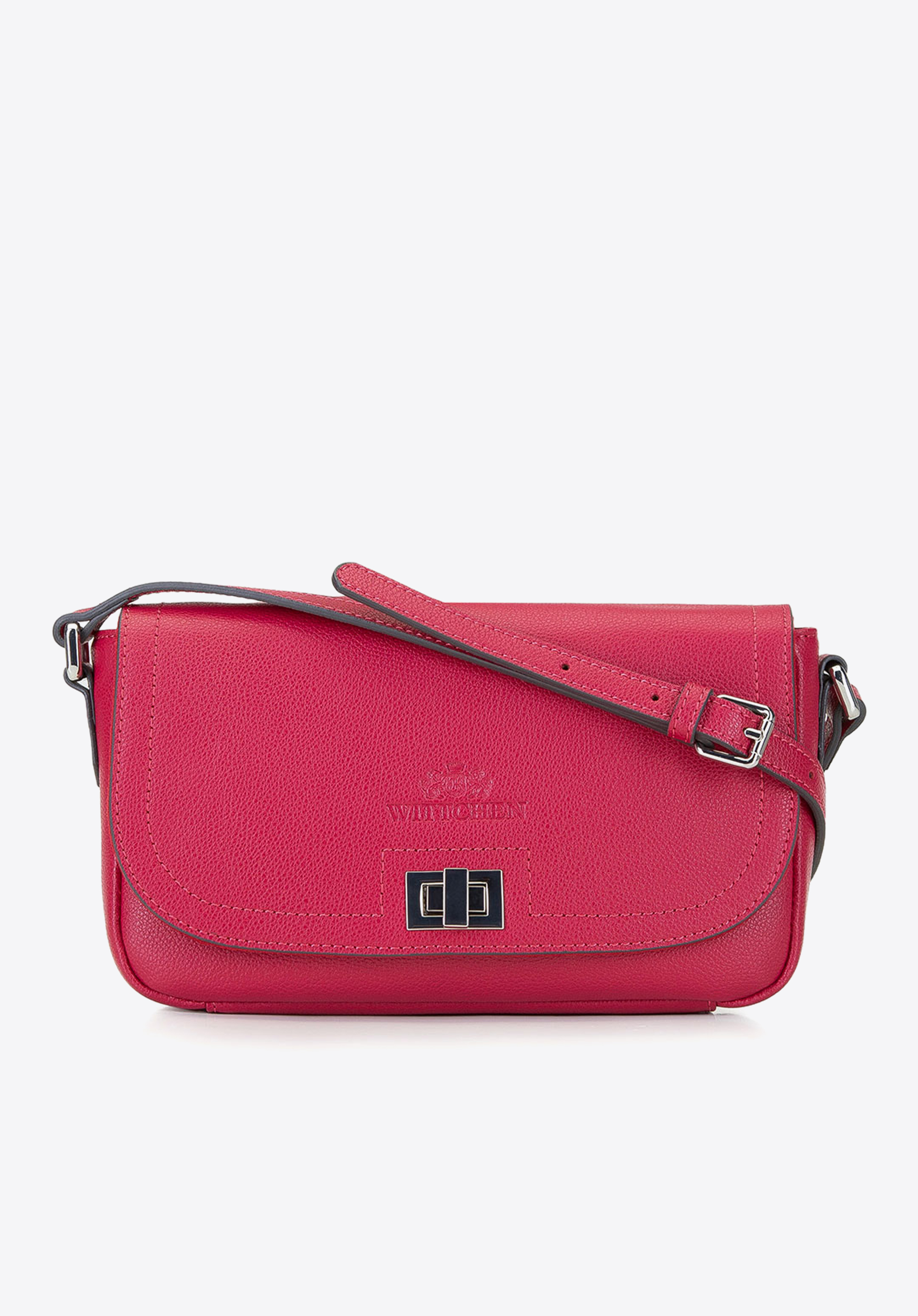 Жіноча довгаста шкіряна сумка через плече | WITTCHEN