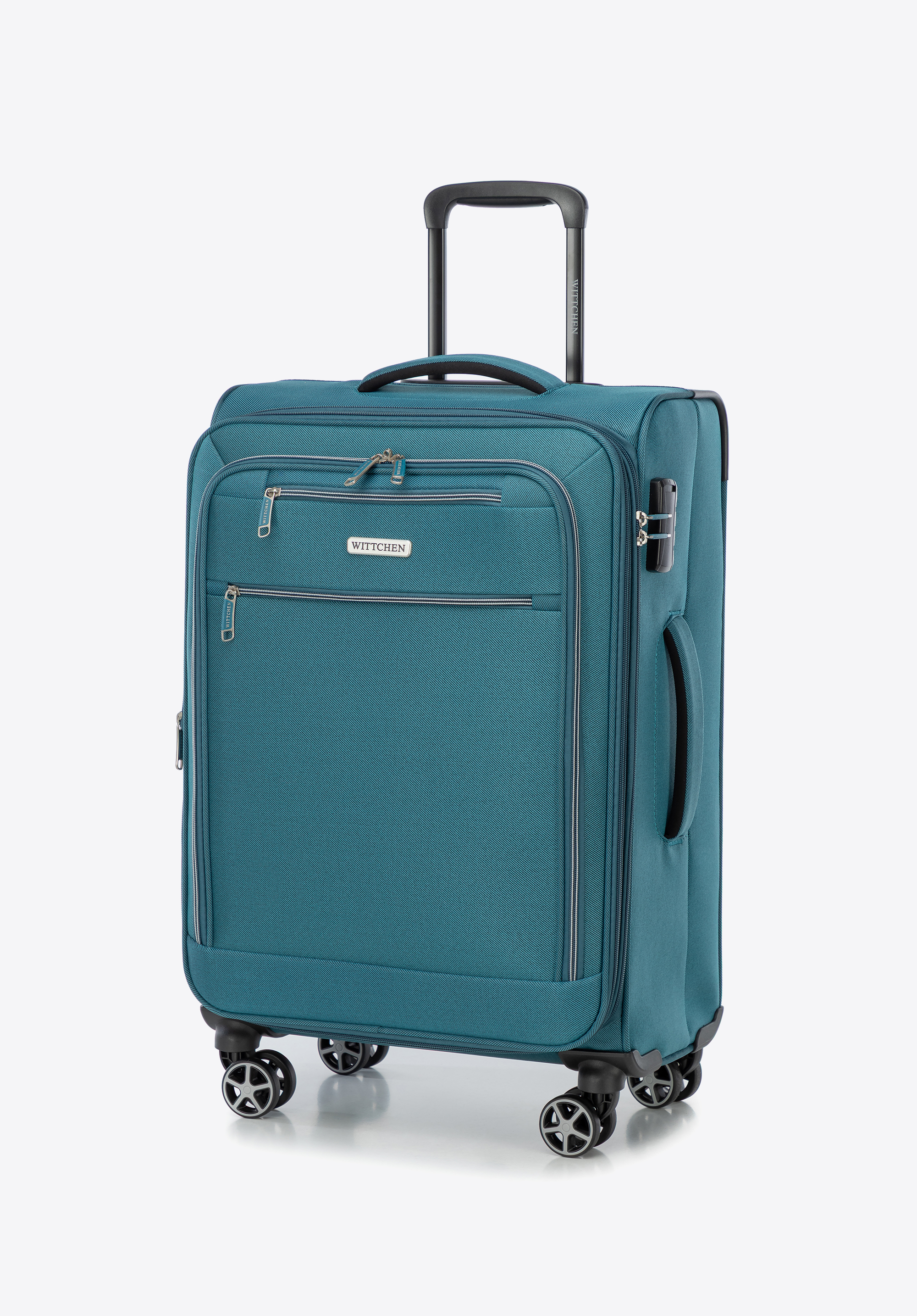 Set de bagaje Softside din poliester, marin, 56-3S-17S-95, Fotografie 1