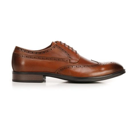 Brogues clasice din piele pentru bărbați, maro, 92-M-919-1-40, Fotografie 1