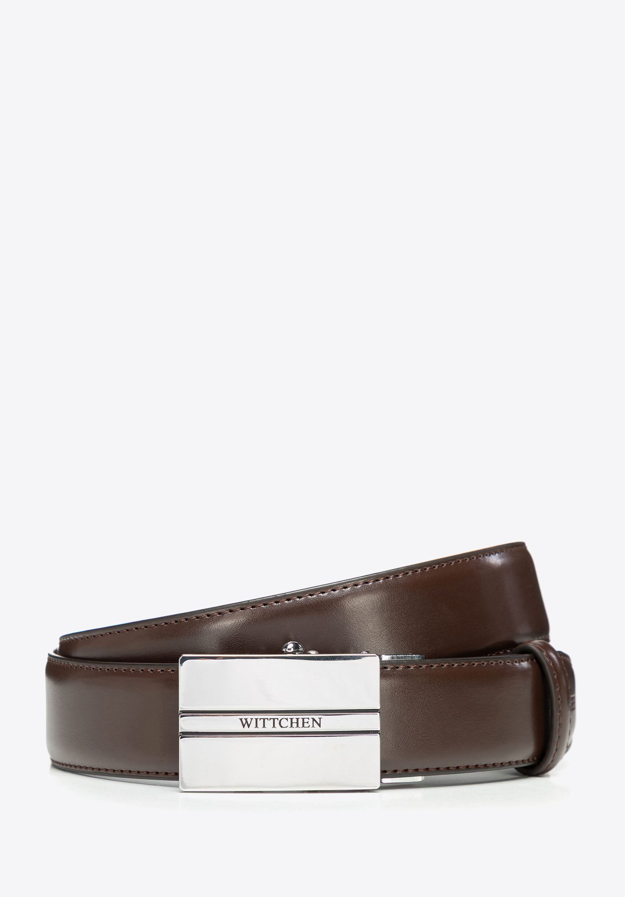 Curea bărbătească cu cataramă automată mare, maro, 101-8M-915-4-M, Fotografie 1