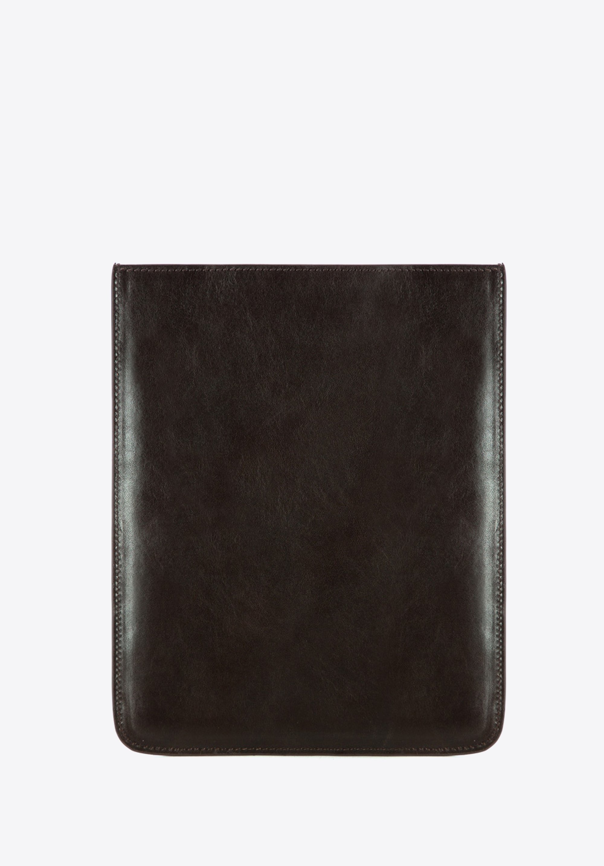 Husa tableta din piele cu blazon, maro închis, 10-2-132-4, Fotografie 1