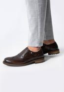 Pantofi din piele pentru bărbați, maro închis, 98-M-714-5-41, Fotografie 15