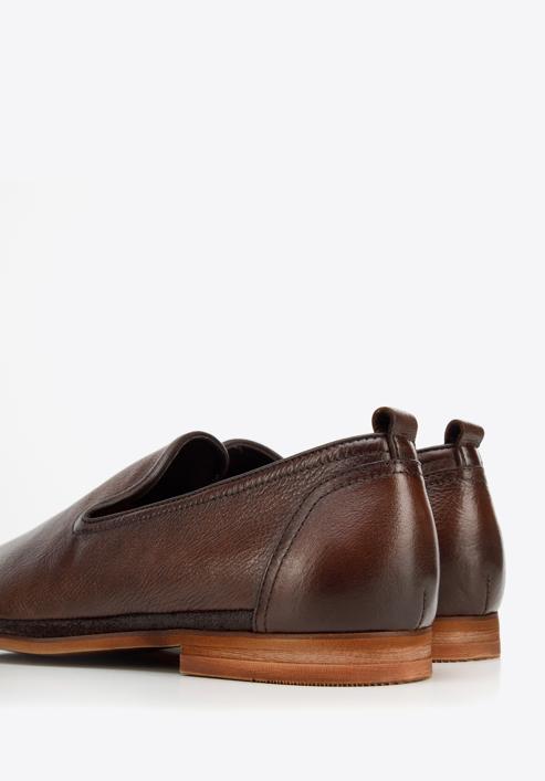 Pantofi din piele pentru bărbați, maro închis, 94-M-517-1-40, Fotografie 7