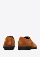 Pantofi bărbătești derby din piele întoarsă ștanțată, maro, 94-M-905-N-43, Fotografie 5