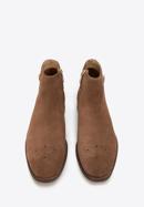 Pantofi bărbătești din piele de căprioară, maro, 98-M-703-Z-41, Fotografie 3