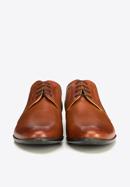 Pantofi bărbătești Derby din piele cu perforații fine, maro, 90-M-602-5-40, Fotografie 4