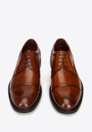 Pantofi derby clasici din piele pentru bărbați, maro, 93-M-526-4-43, Fotografie 3
